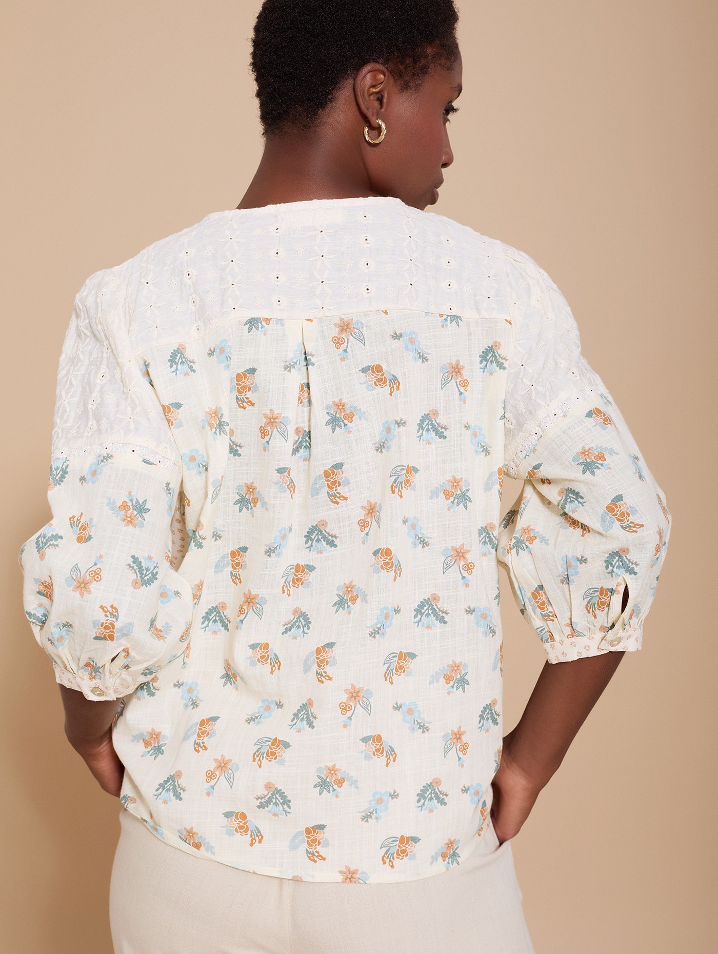 Blusa patchwork estampado 4