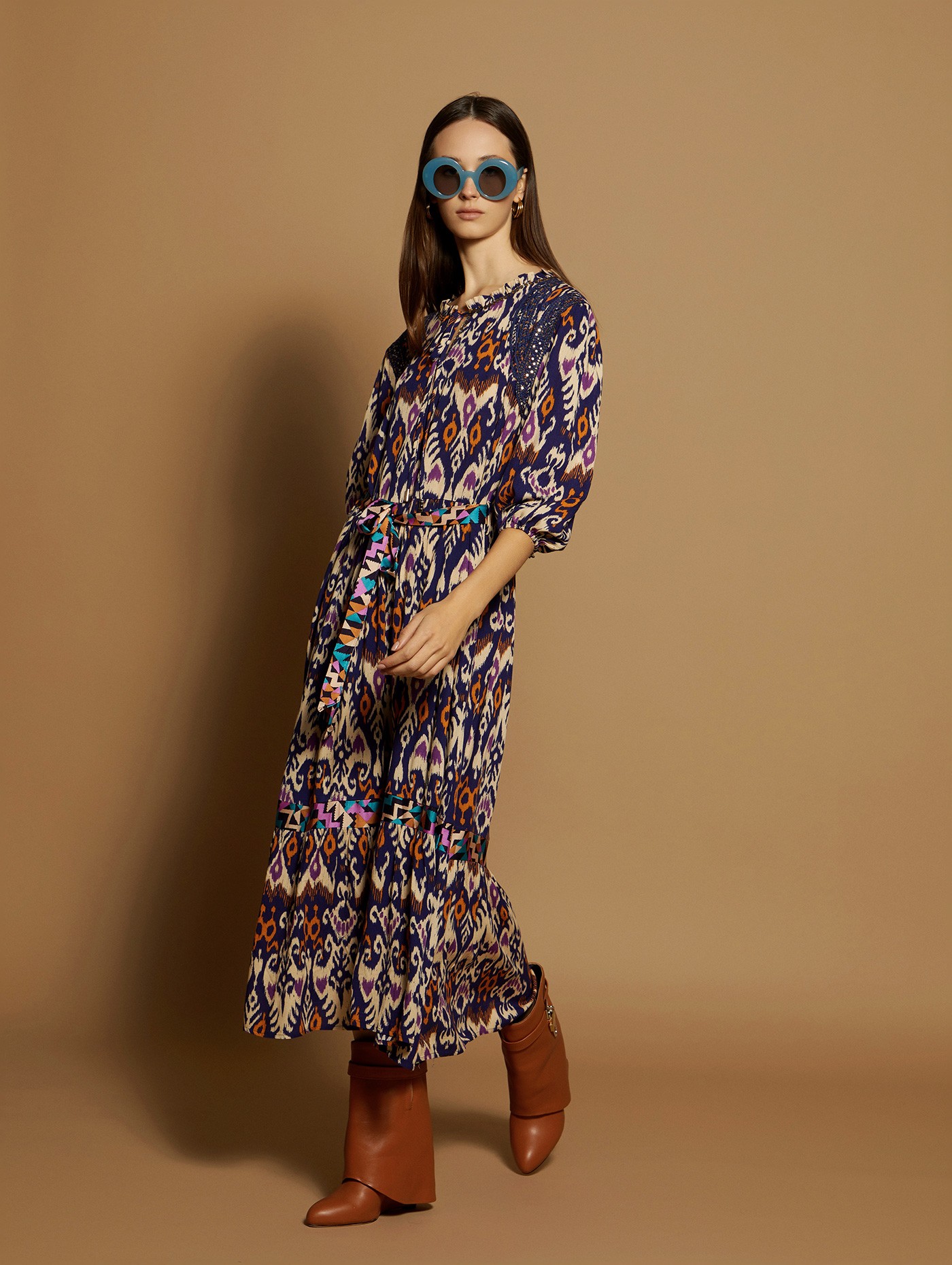 Printed bambula dress 3