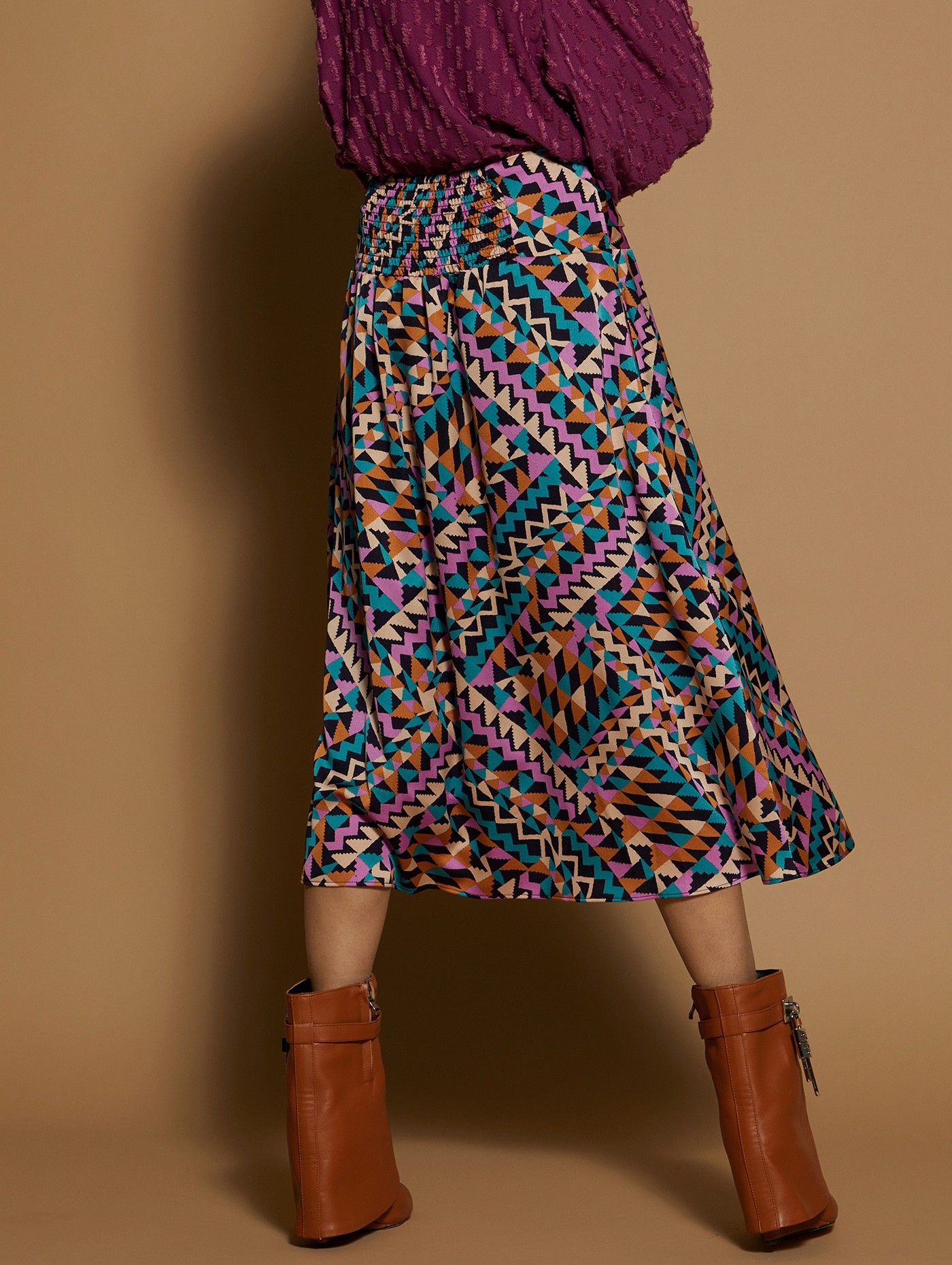 Printed midi skirt 4