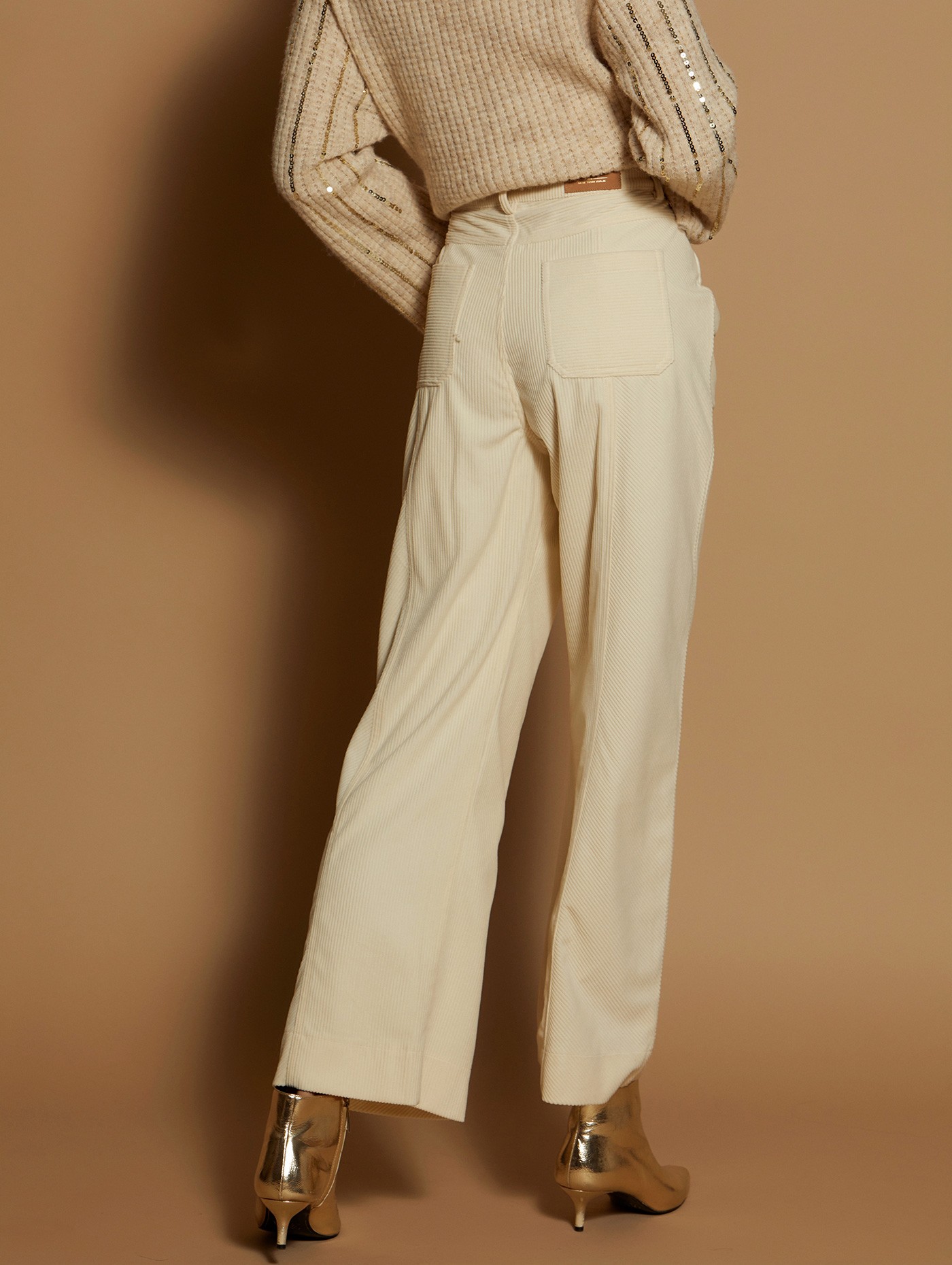 Corduroy palazzo trousers 2