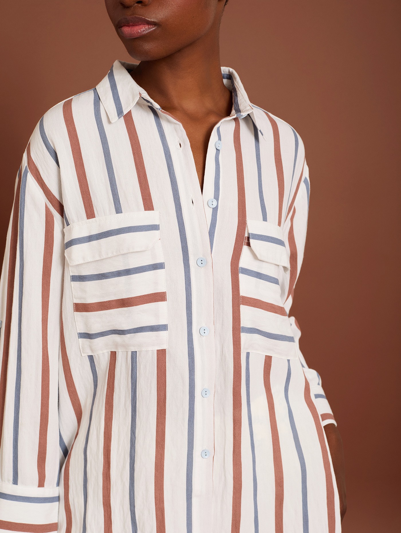 Oversize striped shirt 2