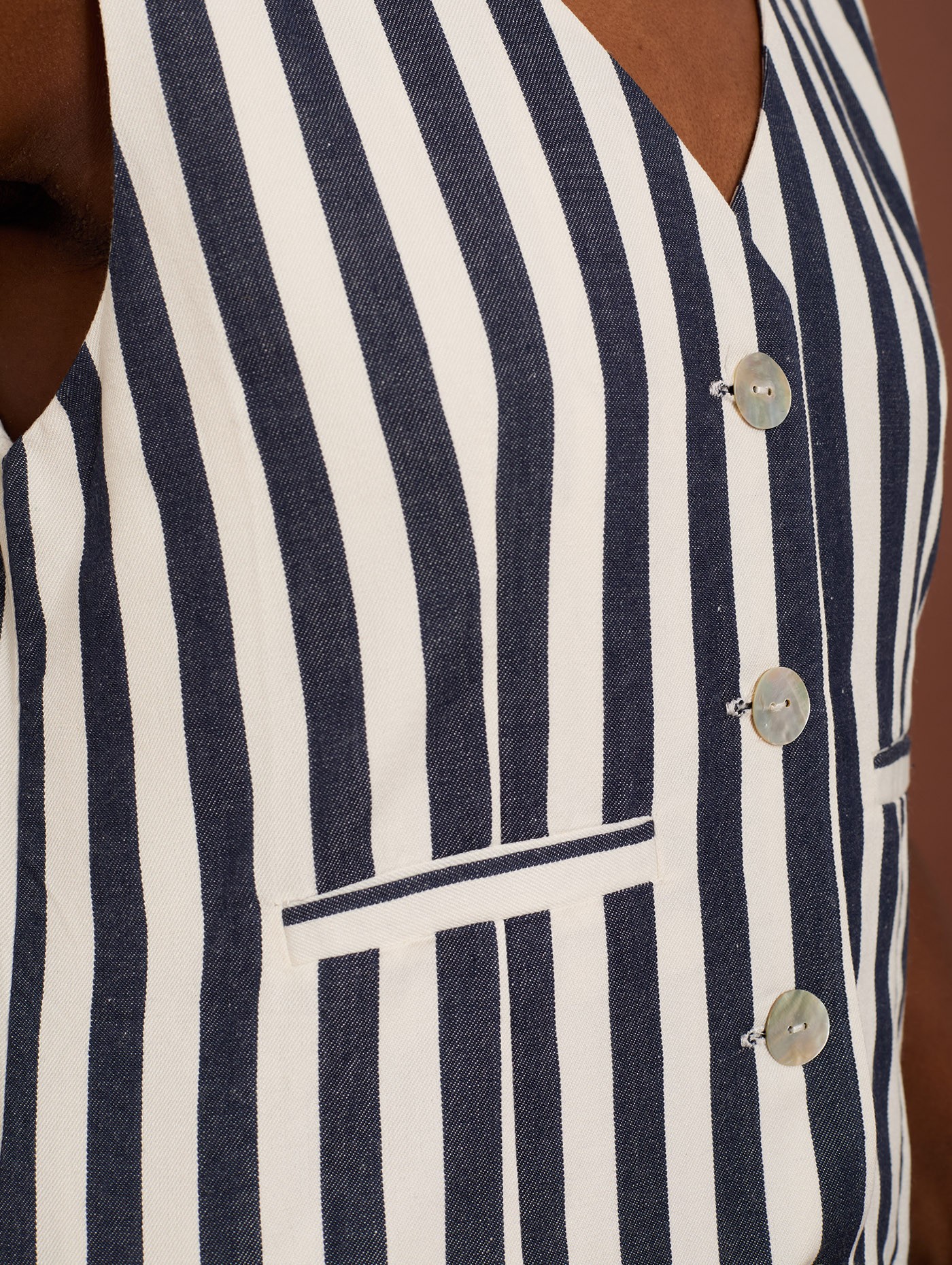 Nautical striped waistcoat 2